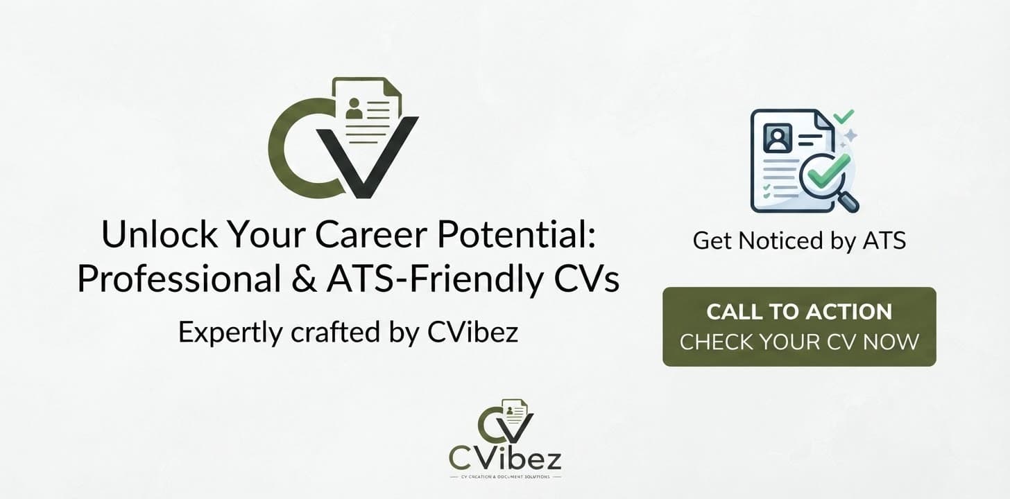 Get noticed by ATS with an expertly crafted CV from CVibez